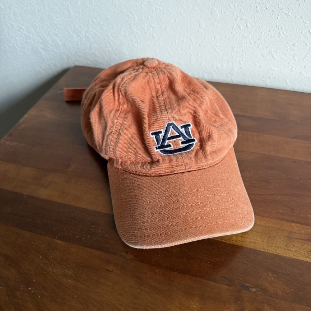 Legacy Auburn University Orange Adjustable Baseball Cap Youth Hat Faded Style